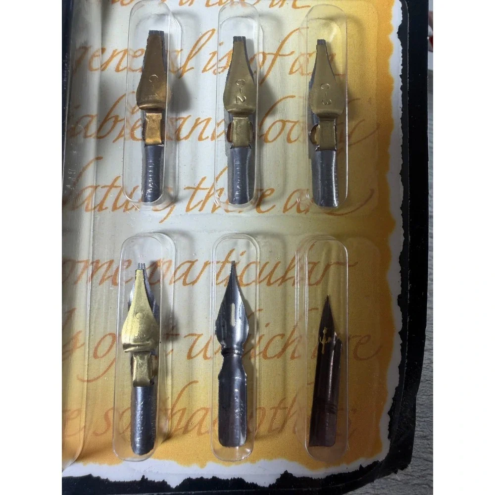 Sheaffer Calligraphy Kit Speedball Manuscript Sets Ink Nibs Pens Lot Artist New